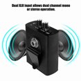 thumbnail image 3 of Monitor De Oído, Flexible 4.9x3.3x1.7in Operación Estéreo Mono De Doble Canal Monitor De Oído Inalámbrico Equilibrio De Nivel Conveniente Para El Escenario, 3 of 7