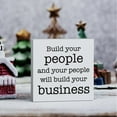 thumbnail image 5 of Zomyto 7"x7" Funny Offices for Coworkers Wooden Box Sign Home Office Desk Decor Leadership Thank You Retirement Works for Leader Boss Women Shelf Cubicle Wall Decor, 5 of 6
