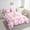 Pink, variant on Erosebridal Cartoon Rainbow Bedding Twin Size, Princess Bow Bed in a Bag Twin size, Pink Plaid Reversible Bed Set, Ultra Soft Bedroom Decorative, 7 Pieces