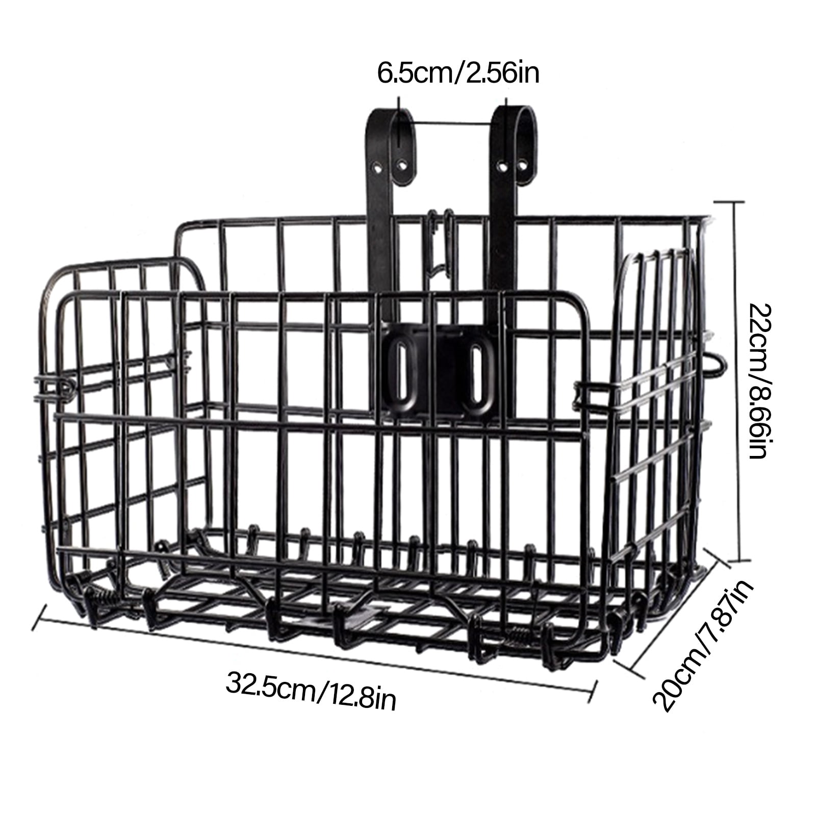 Detachable Folding Bicycles Basket Front And Rear Side Trailer Basket Mountain Bike Basket Storage Solution