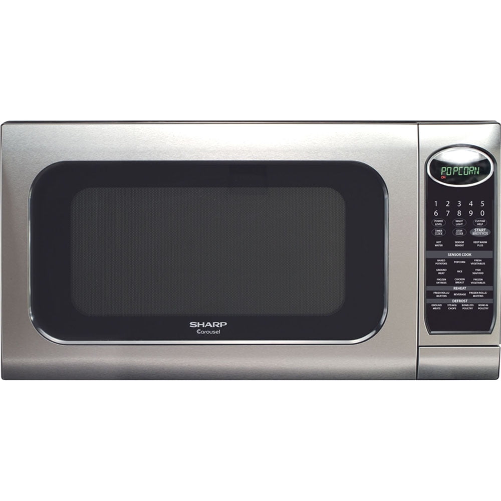 2.0 Cu.Ft. 1200W FullSize Microwave Oven Stainless Steel Walmart