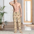 thumbnail image 2 of Rateoe cross Pattern Men’s Ultra-Soft Comfy Pajama Lounge Pants Sleepwear,Comfortable Lounge Wear,lightweight Pajamas, Casual Home Wear-Small, 2 of 6