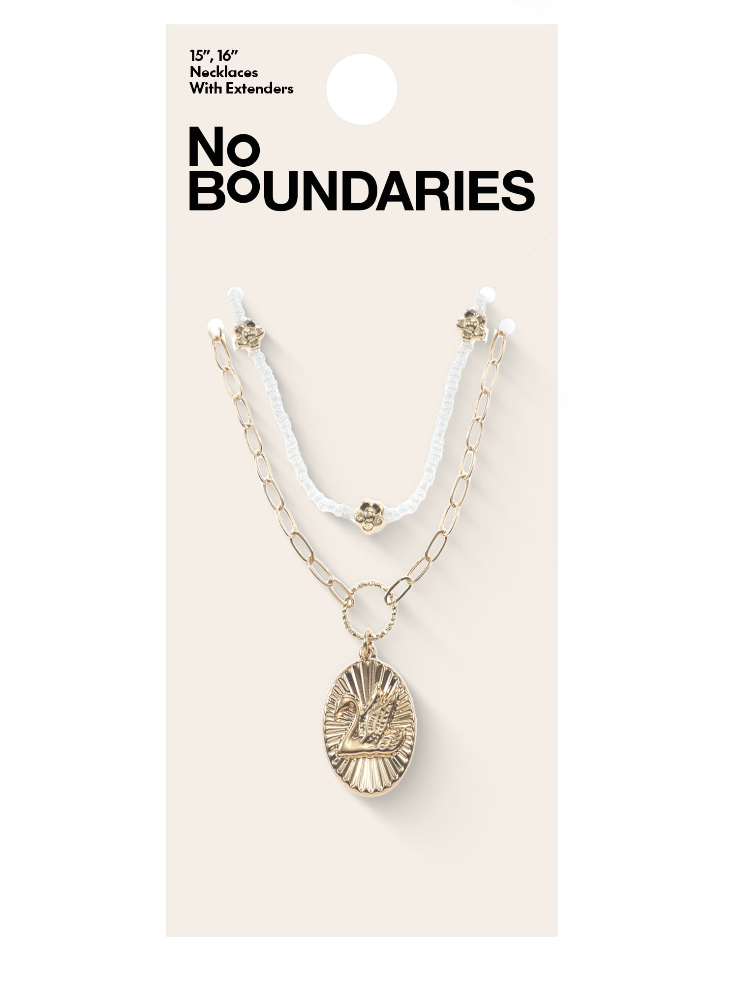 No Boundaries Beaded Necklace Set, 2-Piece