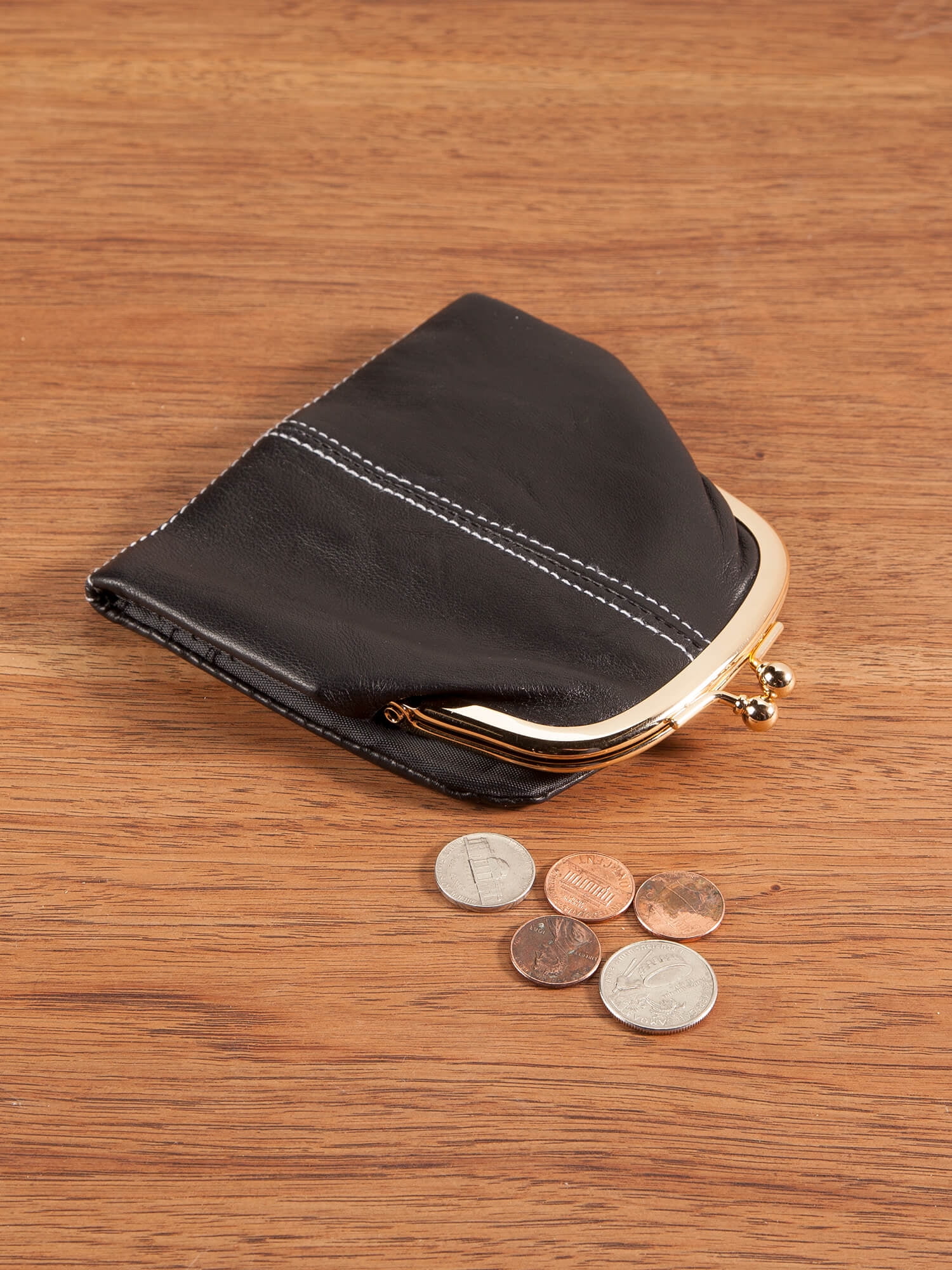 Amazon.com: KALIONE 2 Pack Coin Purse, Portable PU Leather