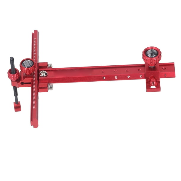 Mira para tiro con arco, mira para arco recurvo, mira para arco recurvo en forma de T, mira para arco recurvo ajustable, confiable y duradera