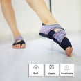 thumbnail image 3 of Zapatos de Yoga, Mujeres Pilates Barre Zapatos Danza de Envolta Suave Agrenamiento de Baile Púrpura Con suela antideslizante para Pilates Danza, 3 of 8