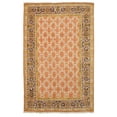 thumbnail image 1 of EORC IE50RT 6 x 9 ft. Orange Hand Knotted Wool Kotan Rug, 1 of 9