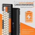 thumbnail image 5 of Teclado mecánico inalámbrico Bluetooth 2025 60%, modo dual, intercambiable en caliente, miniinterruptor rojo de 68 teclas para PC, PS4, Xbox, iPhone y iPad, 5 of 5