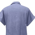thumbnail image 7 of Xqxayjr Summer Denim Shirt Dress for Women Under $5 Casual Short Sleeve Vintage Zip Front Graduation Dress Midi Tunic Cute Spring Sun Dress Graduation Gifts for Her, 7 of 7