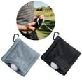 thumbnail image 2 of Yokua Golf Towel for w/ Carabiner Clip for Golf Bag Golf Course Exercise Yoga Camping, 2 of 13