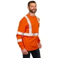 thumbnail image 6 of Bass Creek Outfitters Men's Flame Resistant Hi-Vis Safety Long Sleeve Knit Top, Sizes M-2XL, 6 of 12