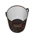 thumbnail image 3 of XMXT Collapsible Laundry Basket, African Tribal Style Graffiti Polyester Waterproof Laundry Hamper, 40L, 3 of 8