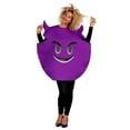 thumbnail image 2 of Horny Devil Purple Emoji Adult Unisex Costume | One Size, 2 of 7