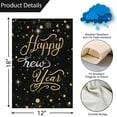 thumbnail image 5 of Happy New Year Garden Flag 12.5x18 Double Sided Vertical, Burlap Small Celebration Confetti Welcome New Year Yard Flag Sign Holiday Winter House Outdoor Outside Decorations (ONLY FLAG), 5 of 6