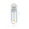 thumbnail image 3 of FELTECHELECTR OSALADI - 2 minilámparas LED nocturnas portátiles con disco U, luz USB para leer, acampar al aire libre (luz cálida), 3 of 7