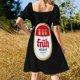 thumbnail image 3 of Fishi Kolsch cerveza logo cervecería cerveza local vestido de manga corta vestidos de cóctel ropa estética vestidos para mujer 2025, 3 of 6