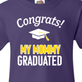thumbnail image 4 of Inktastic Congrats My Mommy Graduated with cap Youth T-Shirt, 4 of 5
