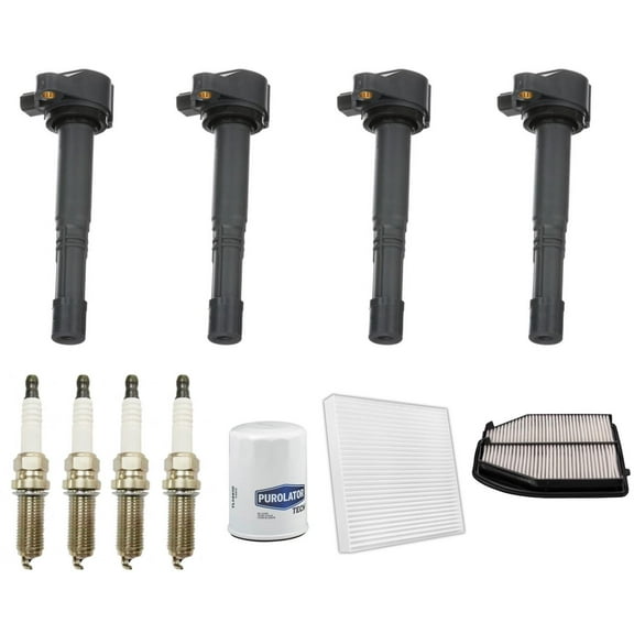 Ignition Coil Platinum Spark Plugs Tune Up Kit For Acura ILX 2.4L 2016-2021