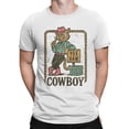 thumbnail image 2 of Yee Haw Cat Cowboy Graphic Men's T-shirt, 2 of 3