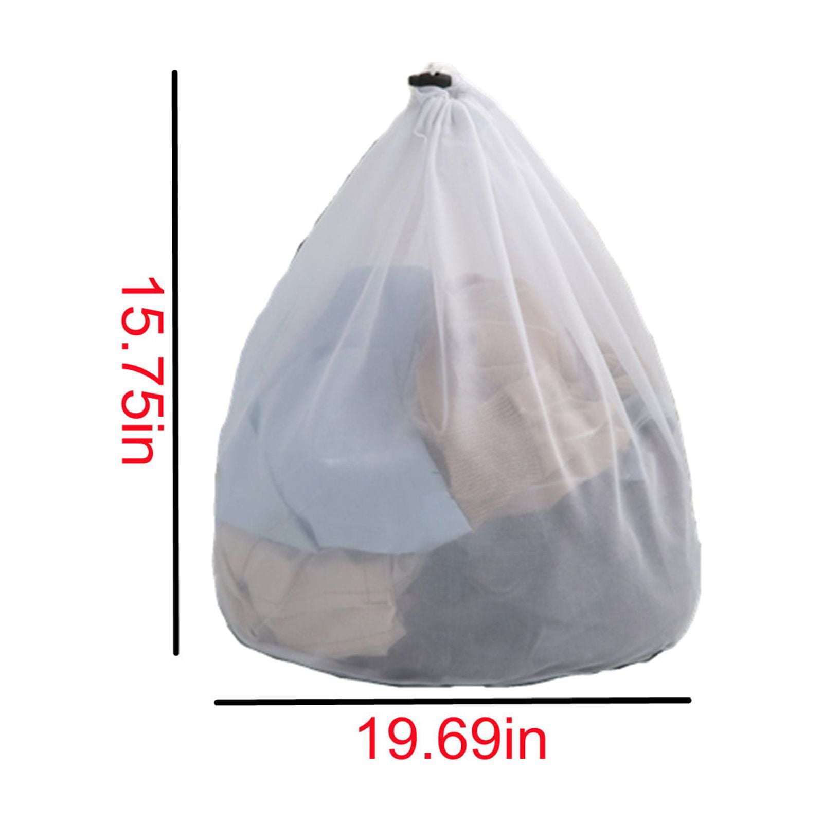 3x Mesh Wäschesacks Mit Kordelzug - Wiederverwendbare Wäschebeutel Für Waschmaschine