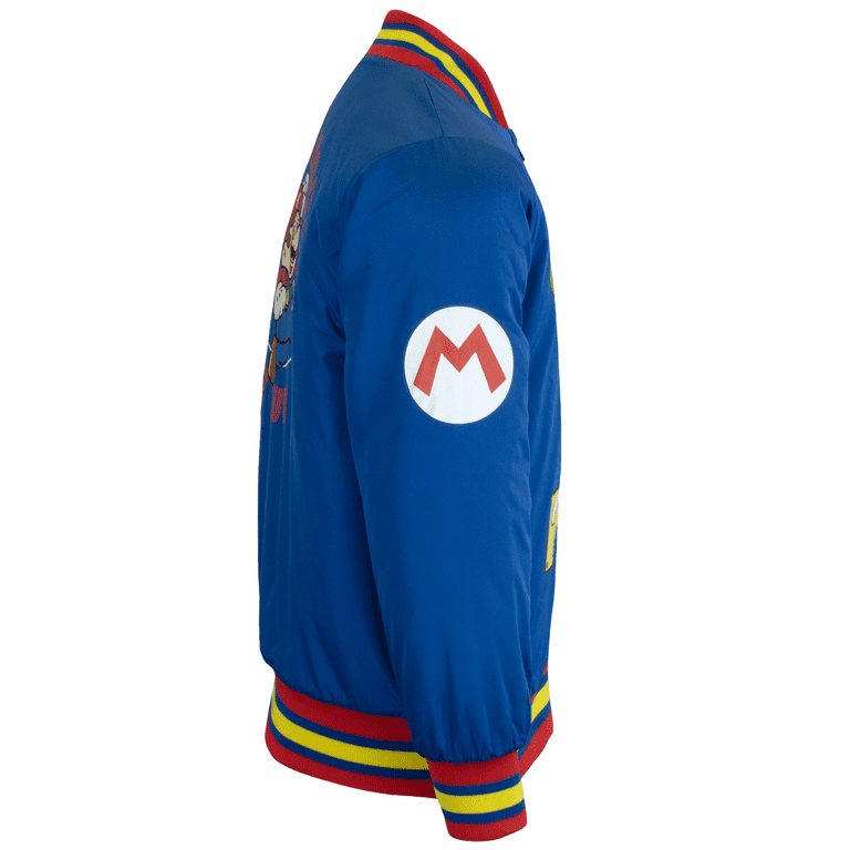 Nintendo Kids Super Mario Bros Bomber Jacket, Mario and