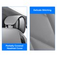 thumbnail image 3 of Car Seat Covers for Lexus 5 Seats, Waterproof Pu Leather Auto Cushion Protector, Front Rear Seat Full Set Gray, 3 of 15