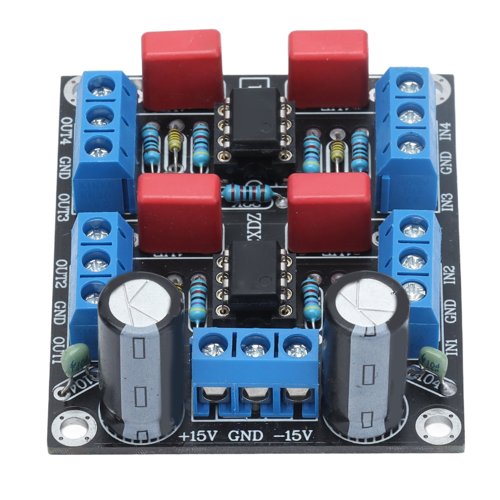 Placa Preamplificadora De Subwoofer, Filtro Paso Bajo, Alimentación 12V | Módulo Estéreo Para Mejorar Los Graves Del Audio