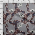 thumbnail image 3 of oneOone Viscose Chiffon Brown Fabric Kawai Sewing Craft Projects Fabric Prints By Yard 42 Inch Wide-RX, 3 of 5