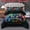 Green, variant on Gaming Controller Bedding Set with Play Unlimited Design, Cartoon Game Pad Comforter Set, Colorful Neon Style, Includes 1 Comforter and 2 Pillowcases (088, Twin)