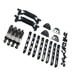 thumbnail image 2 of Kits de actualización de metal para coche RC a escala 1/12, base de barra de acoplamiento delantera y trasera, barras de acoplamiento para Negro, 2 of 9