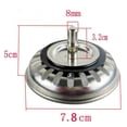 thumbnail image 2 of Filtro de fregadero de acero inoxidable, tapón Universal para fregadero de cocina, 78mm, 1 Uds., 2 of 5