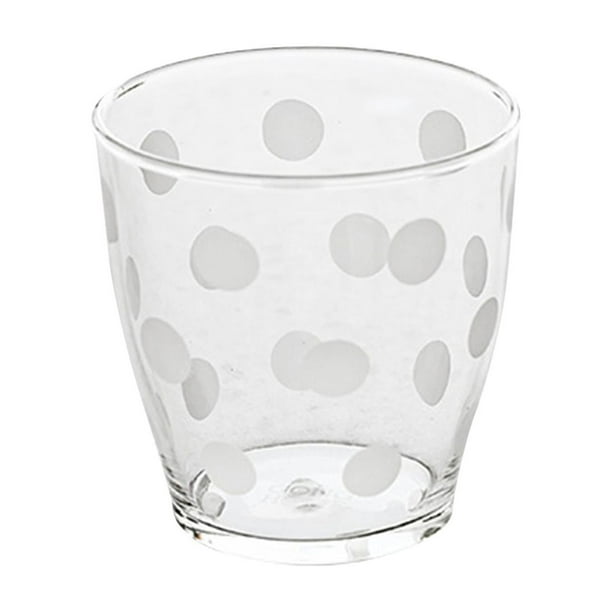 Vaso de vidrio para beber, duradero, transparente, para té, botella de vidrio para beber, color blanco B