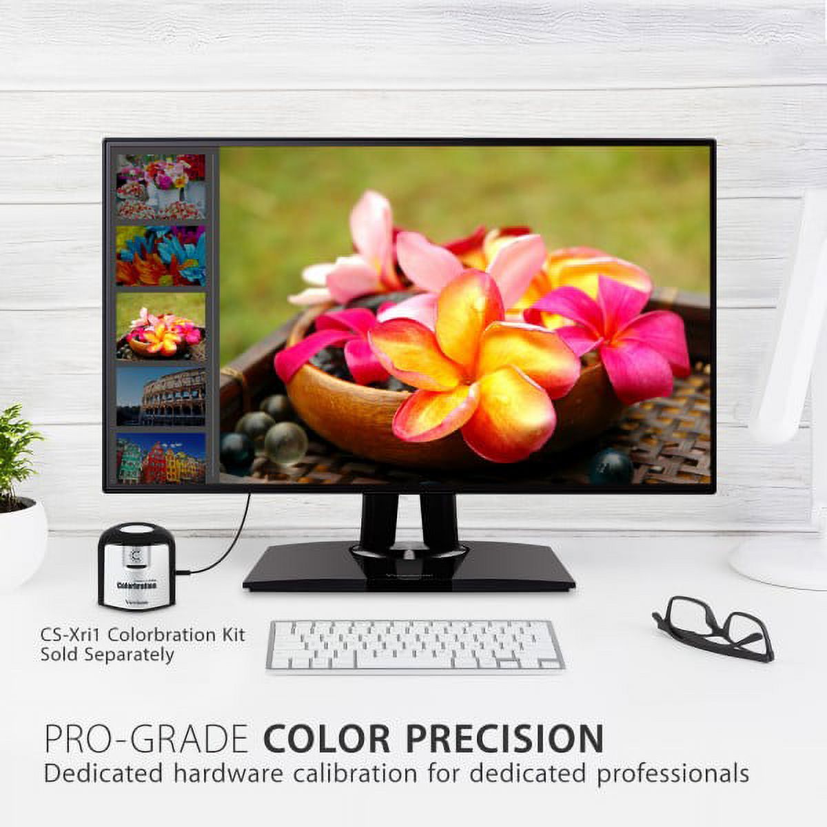 ViewSonic VP2468 24-Inch Premium IPS 1080p Monitor with Advanced Ergonomics, ColorPro 100% sRGB Rec 709, 14-bit 3D LUT, Eye Care, HDMI, USB, DP Daisy Chain for Home and Office - image 5 of 10