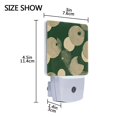 thumbnail image 4 of Yayeee LED Plug in Night Light for The Home with Auto Dusk to Dawn Light Sensors, 2 Pack, Beige Abstract, 4 of 6