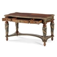 thumbnail image 2 of Michael Amini Villa Valencia Wood Writing Desk - Classic Chestnut, 2 of 7