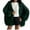 Green, variant on Royisotas Womens Sweaters Loose Fit Coat Winter Long Sleeve Fashionable Knitted Cardigan Tops for Ladies Dark Blue