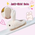 thumbnail image 5 of Sogetch Toddler Boys Girls Cute Bunny Slippers Kids Warm Fuzzy Bedroom House Shoes, 5 of 9