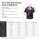 thumbnail image 5 of Balery Red Black Eastern Panda Warrior Camisa Casual de Manga Corta con Botones para Hombre, Texturizada, Estilo Cubano, para Playa, Verano-X-Large, 5 of 5