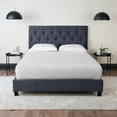 thumbnail image 1 of Diamond Bed Frame with Headboard - King (Blue), 1 of 1