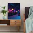 thumbnail image 5 of Qisvanset 12x16 Inch Blue Iris Floral Canvas Print Wall Art, 5 of 5