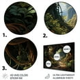 thumbnail image 3 of Designart "Earthy Enchanted Forest in Green Tunnel II" Landscapes Metal Wall Decor, 3 of 5