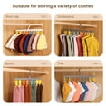 thumbnail image 5 of Walbest 360° Rotatable Hat Hanger for Closet, Plastic Hat Organizer Rack for Baseball Caps, Door Hat Hanger with 8 Clips, Baseball Hat Holder for Closet Storage, Fits All Caps, 5 of 7