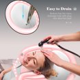 thumbnail image 3 of Bandejas de champú inflables con bomba de inflado de tubo Lavabo móvil para lavar el cabello Sin der TOMSHOO Lavabo inflable, 3 of 7