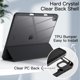 thumbnail image 3 of Funda para iPad Air de 13 pulgadas M2 (2024) con portalápices, carcasa trasera transparente, soporte delgado y a prueba de golpes, 3 of 4