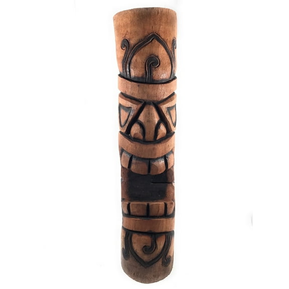 Pohaku Outdoor Tiki Totem 40" - Burnt Finish | #lbj3026100r