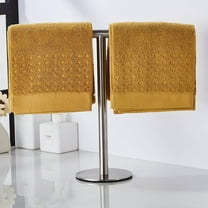 GOOHOCHY Hand Towel Holder Kitchen Rack Standing Hook Chrome Mounted