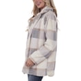 thumbnail image 1 of Chaqueta a cuadros Manga larga Cuello vuelto Casual Elegante ANGGREK Otros, 1 of 6