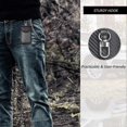 thumbnail image 5 of Protection Car Key, 2 Pieces Mini Car Key Protection Keyless Go Protective Cover Radio Key Shielding Key Case Leather Key Case Key Bag Radiation Prote, 5 of 5