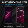 thumbnail image 3 of Protector de pantalla Orzero de cristal templado T-Mobile REVVL V+ 5G, 3 of 6