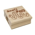 thumbnail image 1 of Smarty Pants Snake School Teacher Motivation Square Rubber Stamp Stamping Scrapbooking Crafting - Medium 1.75in, 1 of 7